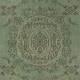 Contemporary Handmade Turkish Wool Area Rug in Green