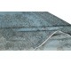 Modern Area Rug in Blue, Hand-woven and Hand-knotted in Turkey