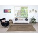 Contemporary Hand-knotted Area Rug. Brown Color Turkish Floor Covering