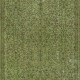 Modern Style Floral Patterned Area Rug Over-Dyed in Green, Handmade in Turkey