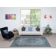 Light Blue Color Handmade Anti-Bacterial Turkish Wool Area Rug for Modern Home and Office Decor