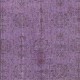 Floral Patterned Purple Color Rug, Handmade Turkish Floor Rug, Contemporary Home Decor