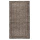 Handmade Anti-bacterial Floral Patterned Area Rug. Brown Color Hand Knotted Turkish Rug