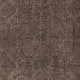 Brown Area Rug with Botanical Design, Handwoven and Handknotted in Turkey