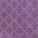 Purple Color Handmade Area Rug with Floral Design. Modern Turkish Floor Covering
