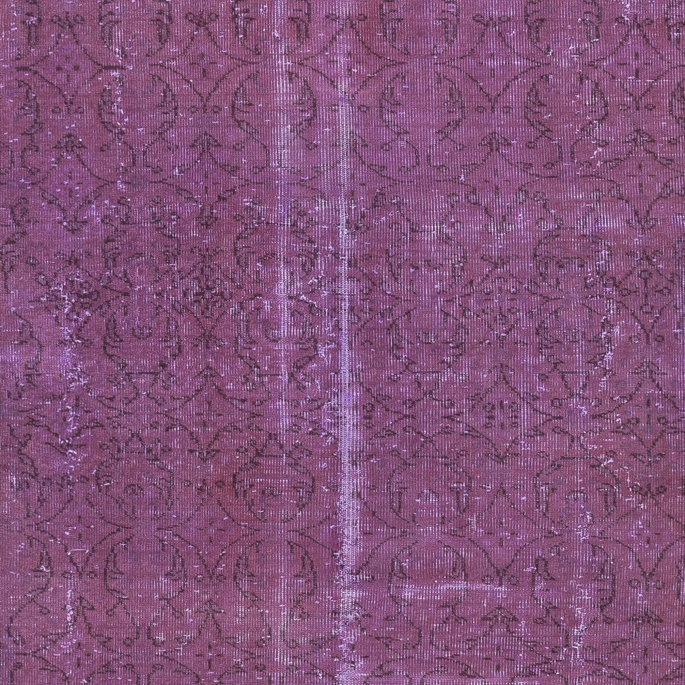 Lilac Purple Color Handmade Area Rug from Turkey, Living Room Carpet