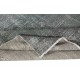 Contemporary Hand-knotted Area Rug. Green Color Re-Dyed Turkish Floor Covering