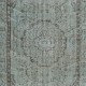 Blue Area Rug for Modern Interiors, Handmade in Turkey