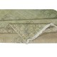 Handmade Green Color Turkish Wool Area Rug for Modern Interiors