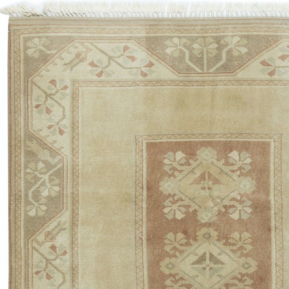 Vintage Milas (Melas) Rug, Soft Earthy Colors, 100% Wool