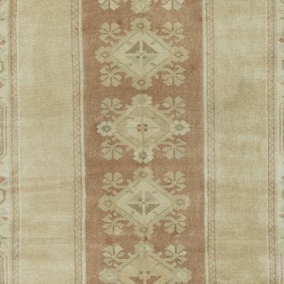 Vintage Milas (Melas) Rug, Soft Earthy Colors, 100% Wool