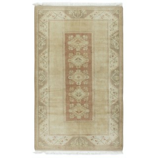 Vintage Milas (Melas) Rug, Soft Earthy Colors, 100% Wool