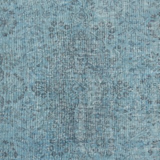Contemporary Handmade Turkish Area Rug Over-Dyed in Blue. Woolen Floor Covering Contemporary Handmade Turkish Area Rug Over-Dyed in Blue. Woolen Floor Covering