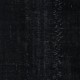 Plain Black Color Over-Dyed Area Rug, Handknotted and Handwoven in Turkey