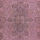 Hand Knotted Turkish Wool Area Rug in Pink. Great for Modern Interiors. Gift for Girls