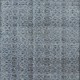 Modern Floral Design Area Rug in Blue, Hand-woven and Hand-knotted in Turkey