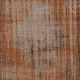 Distressed Orange Color Turkish Rug for Office Decor. Hand Knotted Area Rug for Living Room