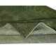 Room Size Hand-knotted Turkish Wool Area Rug Over-Dyed in Green