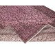 Handmade Flower Design Wool Area Rug. Modern Pink Color Rug