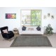 Modern Anti-Bacterial Area Rug with Floral Design and Blue Background, Handmade in Turkey