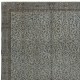 Modern Anti-Bacterial Area Rug with Floral Design and Blue Background, Handmade in Turkey