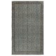 Modern Anti-Bacterial Area Rug with Floral Design and Blue Background, Handmade in Turkey