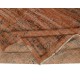Contemporary Handmade Shabby Chic Turkish Wool Area Rug in Orange Color