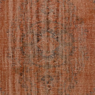 Contemporary Handmade Shabby Chic Turkish Wool Area Rug in Orange Color