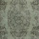 Contemporary Handmade Turkish Wool Area Rug in Green Color