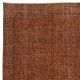 Handmade Area Rug for Kids Room. Orange Living Room Rug. Modern Bedroom Rug