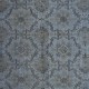 Hand Knotted Blue Color Area Rug, Modern Floral Patterned Turkish Floor Covering