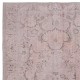 Soft Pink Color Anti-bacterial Wool Area Rug. Hand Knotted Turkish Rug