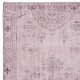 Modern Area Rug in Light Pink, Handwoven and Handknotted in Turkey
