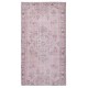 Modern Area Rug in Light Pink, Handwoven and Handknotted in Turkey