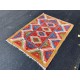 Reproduction of an antique Caucasian Bordjalou Kazak Rug. 100% wool, natural dyes