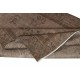 Contemporary Handmade Low Pile Turkish Wool Area Rug in Brown Color