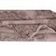 Vintage Handmade Turkish Area Rug redyed in Soft Pink Color for modern interiors