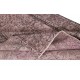 Vintage Floral Design Turkish Wool Area Rug redyed in Pink Color for contemporary interiors