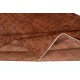 Hand-Made Floor Rug from Turkey. Orange Color Re-Dyed Area Rug