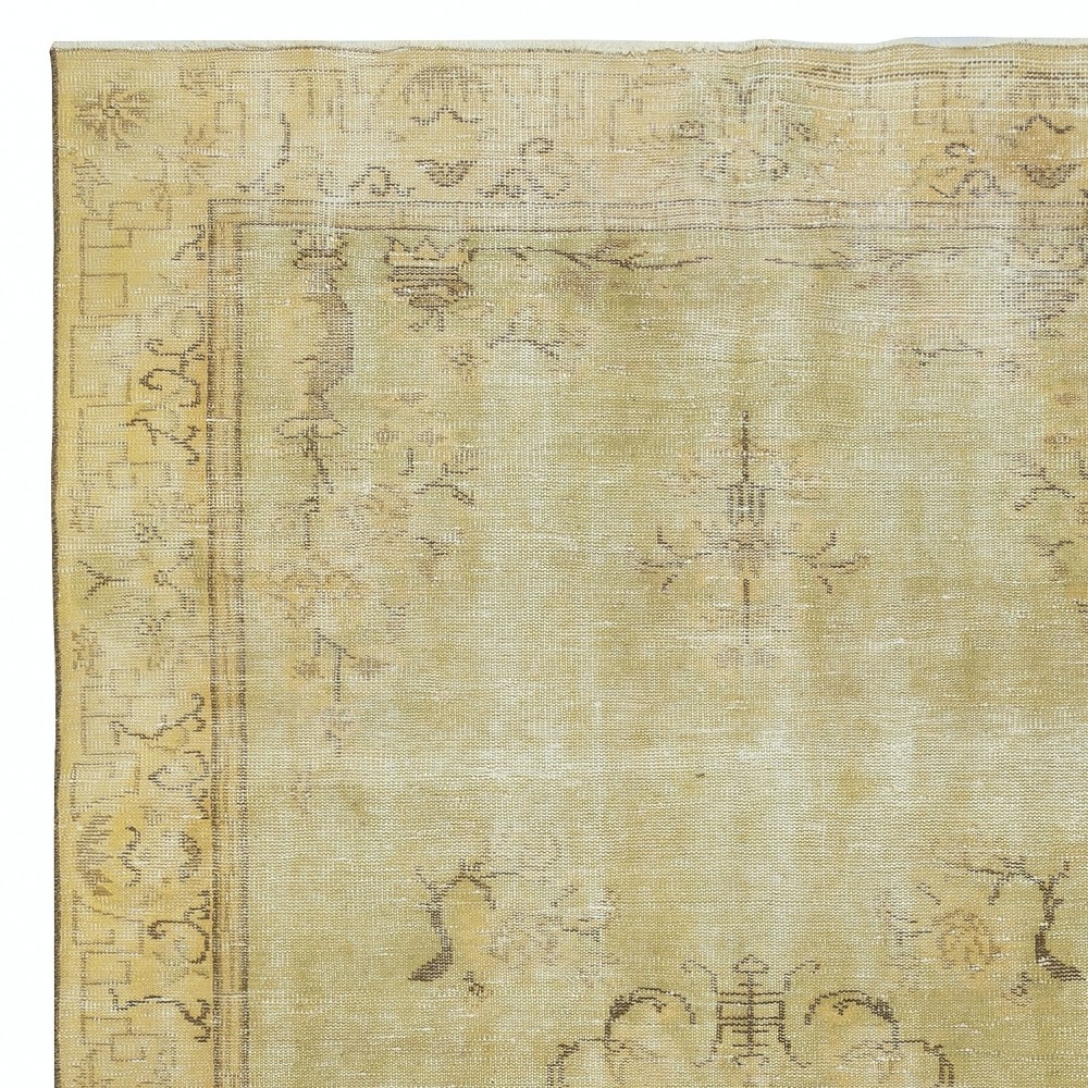 Vintage Art Deco Design Handmade Area Rug for Living Room and Dining Room