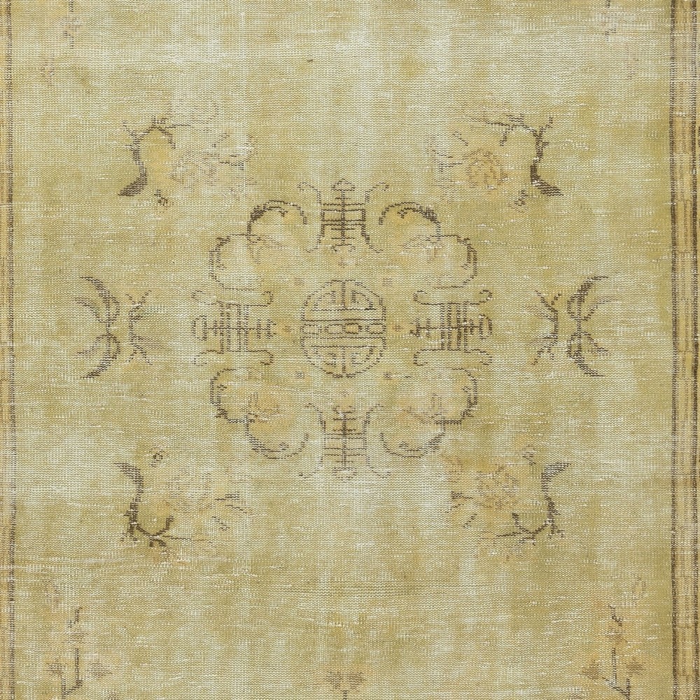Vintage Art Deco Design Handmade Area Rug for Living Room and Dining Room