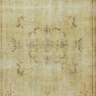 Vintage Art Deco Design Handmade Area Rug for Living Room and Dining Room