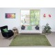 Modern Area Rug in Green, Hand-woven and Hand-knotted in Turkey