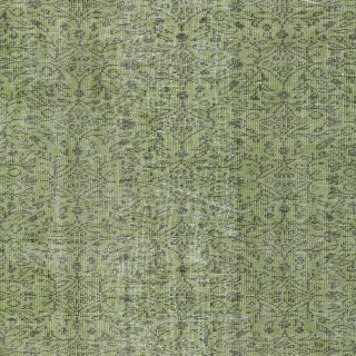 Modern Area Rug in Green, Hand-woven and Hand-knotted in Turkey