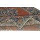 Hand knotted Vintage Turkish Wool Area Rug with Medallion Design