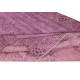 Handmade Area Rug for Kids Room. Pink Living Room Rug. Modern Bedroom Rug