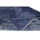 Modern Medallion Design Area Rug in Blue, Hand-woven and Hand-knotted in Turkey