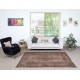 Brown Handmade Turkish Area Rug for Modern Interiors