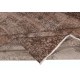 Brown Handmade Turkish Area Rug for Modern Interiors