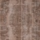 Brown Handmade Turkish Area Rug for Modern Interiors